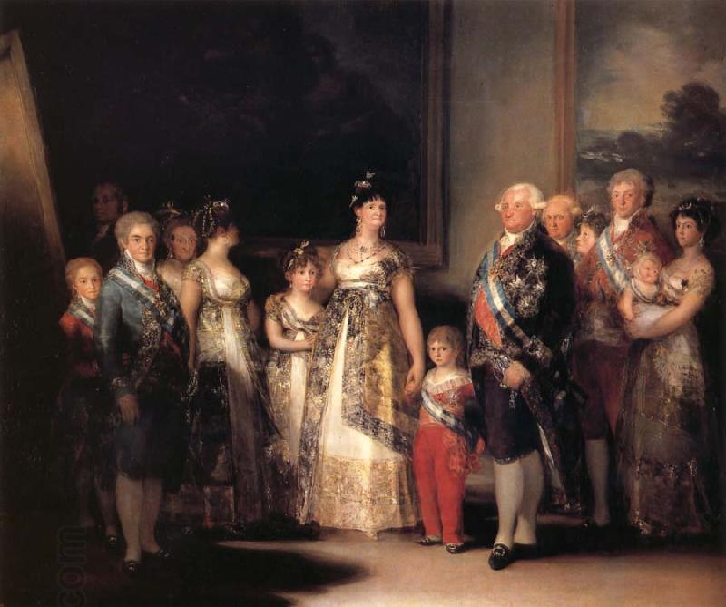 Francisco Goya Family of Carlos IV China oil painting art